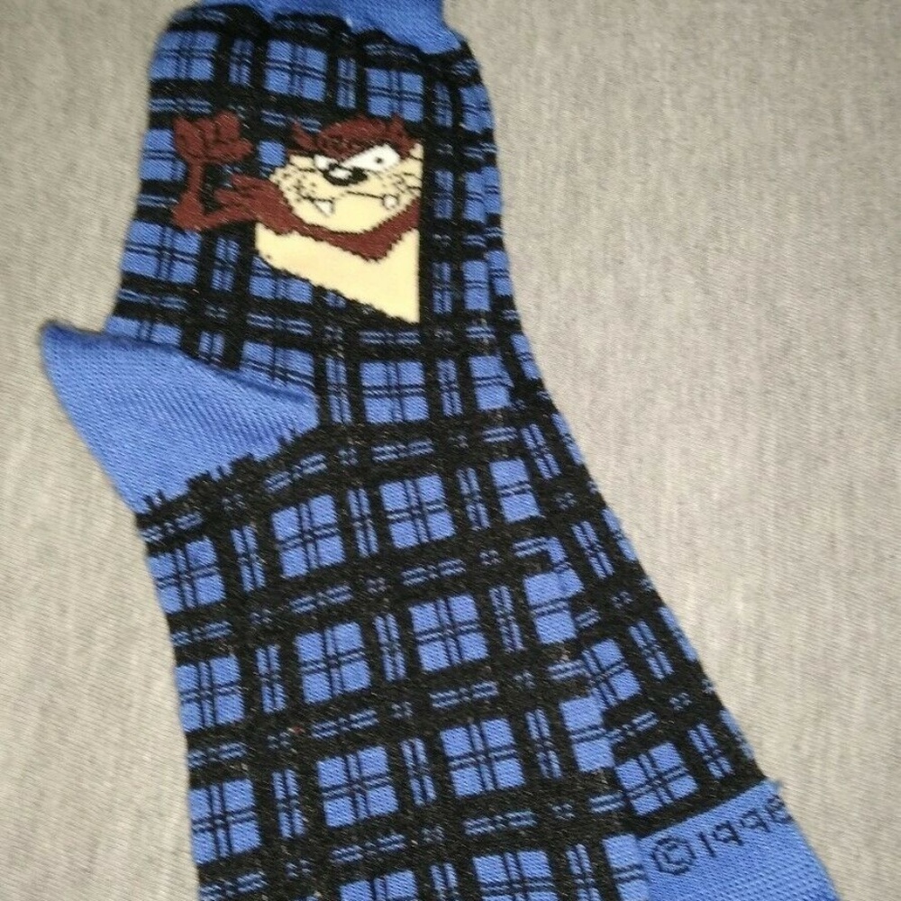 NEW Vintage 1996 Looney Tunes Tasmanian Taz Socks